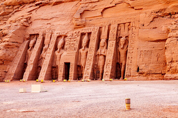 Temple of Nefertari, the queen of the pharaoh Rameses II.