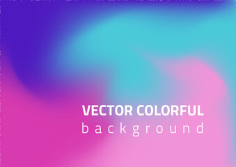 Editable Vector Colorful Background