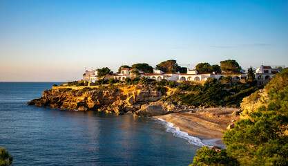 Casas al lado del mar