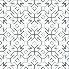 Geometric seamless pattern with star. Decoration design for print, wallpapers , background, sublimation or cutting. 