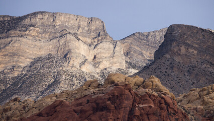 Colorful Landscape from Red Rock Canyon in Nevada