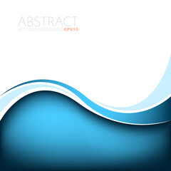 abstract blue wave background