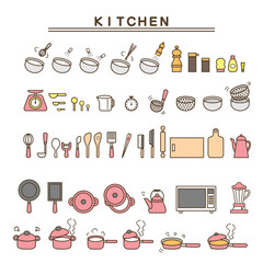 KITCHENアイコンセット