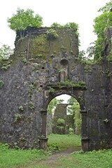 ruin of vasai fort, mumbai, india