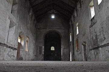 remains of medieval church in vasai , india 
