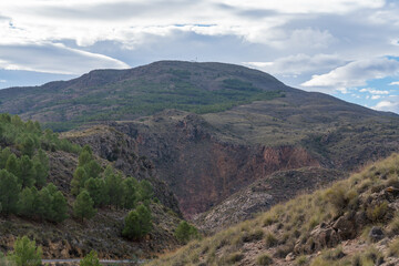 mountainous landscape in the south of Spain