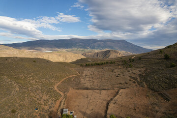 mountainous landscape in the south of Spain