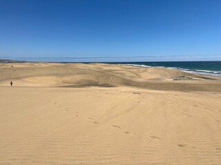 Maspalomas Beach on the island of Gran Canaria