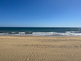 Maspalomas Beach on the island of Gran Canaria