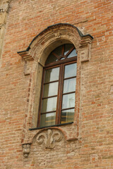 Fototapeta na wymiar Old buildings in old town of Parma in Italy.