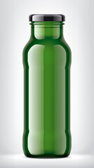 Color Glass Bottle on background. 