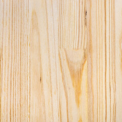 wood background - textured surface of solid wooden board made from natural pine planks