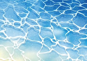 波紋の背景_ブルー