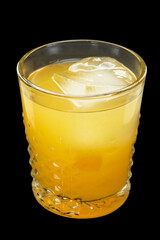 cocktail on a black background