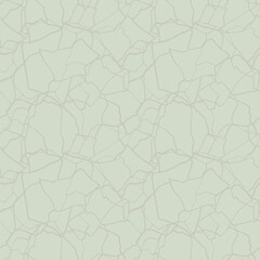 kintsugi art seamless pattern of shards fragments with thin lines in trendy dusty neutral colors palette.