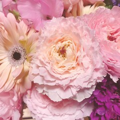 Obraz premium A Beautiful Pink roses bouquet