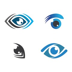 Eye Care vector logo design