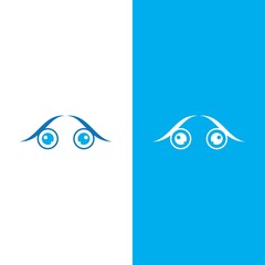 Eye Care vector logo design