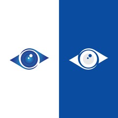 Eye Care vector logo design