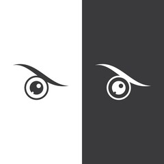 Eye Care vector logo design