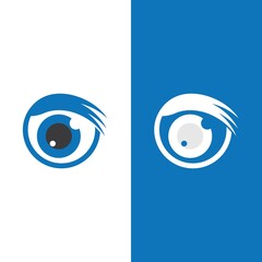 Eye Care vector logo design