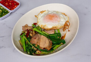 Mixed Thai Pork, Chicken and Seafood Dishes