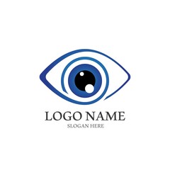 Eye Care vector logo design