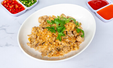 Mixed Thai Pork, Chicken and Seafood Dishes