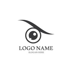 Eye Care vector logo design
