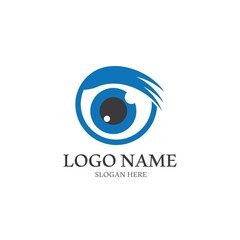 Eye Care vector logo design
