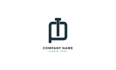 Bottle parfume logo design, template logo, icon illustration 