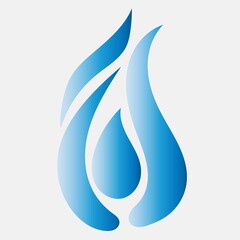 Natural Russian gas, illustration on a white background