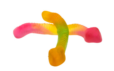 jelly candies isolated