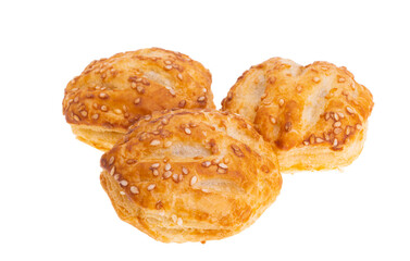 puff pastry isolated