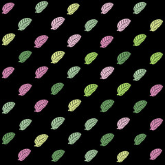 color leaves pattern , background texture