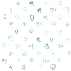 color holiday life pattern，seamless background texture