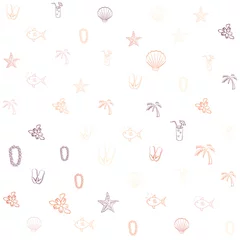 Wandcirkels plexiglas color holiday life pattern，seamless background texture © jim80