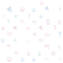 color holiday life pattern，seamless background texture