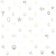 color holiday life pattern，seamless background texture