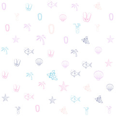 color holiday life pattern，seamless background texture