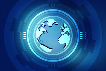 2d rendering questionmark and globe