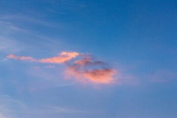 pastel sky and cloud