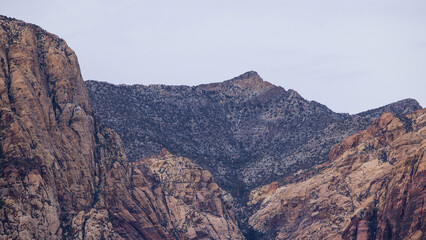 Mountains from Red Rock Canyon Nevada