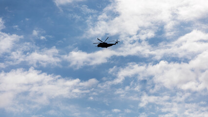 Heavy military helicopter