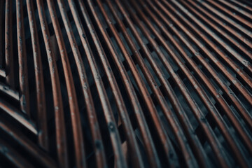 Graphics from wood weaving into beautiful patterns.