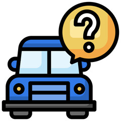DRIVING TEST filled outline icon,linear,outline,graphic,illustration