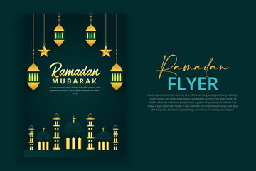 Ramadan Kareem creative flyer best design