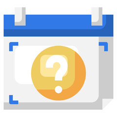 CALENDAR flat icon,linear,outline,graphic,illustration