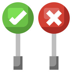 DECISION flat icon,linear,outline,graphic,illustration