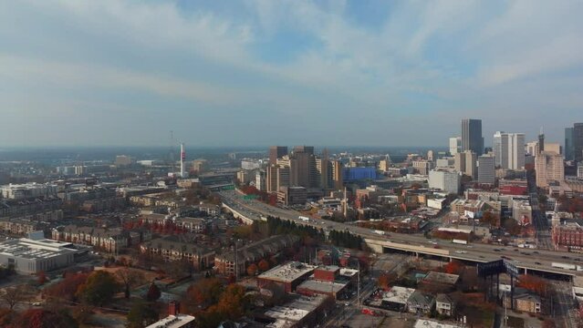 Residential neighborhood on the outskirts of Atlanta's beltway